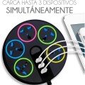 Alargue De Enchufes Con USB Trifasico Alargue De Enchufes Con USB Trifasico