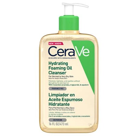 CERAVE LIMPIADOR EN ACEITE HIDRATANTE PARA PIEL NORMAL A MUY SECA CERAVE LIMPIADOR EN ACEITE HIDRATANTE PARA PIEL NORMAL A MUY SECA