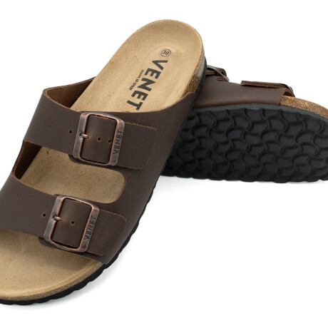 SANDALIAS VENET - CUERO PARIS MARRON