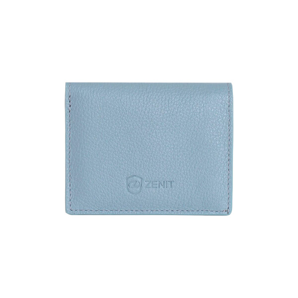 BILLETERA CORTA CUERO CELESTE BILLETERA CORTA CUERO CELESTE