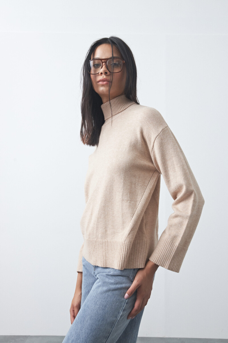 POLERA JAMIRO Beige Melange