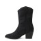 Botas de Mujer Miss Carol LITER tejana media Negro