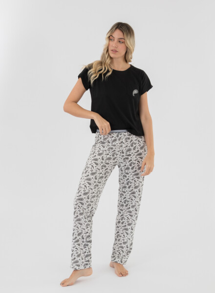 Pijama genevive Gris melange