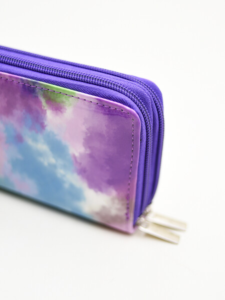 BILLETERA BATIK VIOLETA