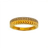 Anillo Sin Fin-Oro Bajo-Piedra Zirconia-AN8100 conpiedra