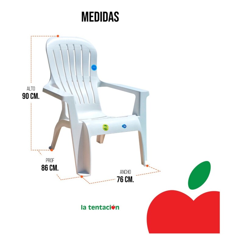 Sillón Para Jardín Varadero Voss 2000 Con Uv 5 Años De Gtía Sillón Para Jardín Varadero Voss 2000 Con Uv 5 Años De Gtía