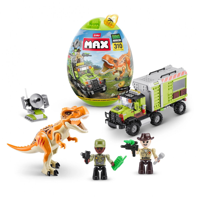 ZURU - MAX - Dino Adventure T-Rex Attack (310 piezas) ZURU - MAX - Dino Adventure T-Rex Attack (310 piezas)