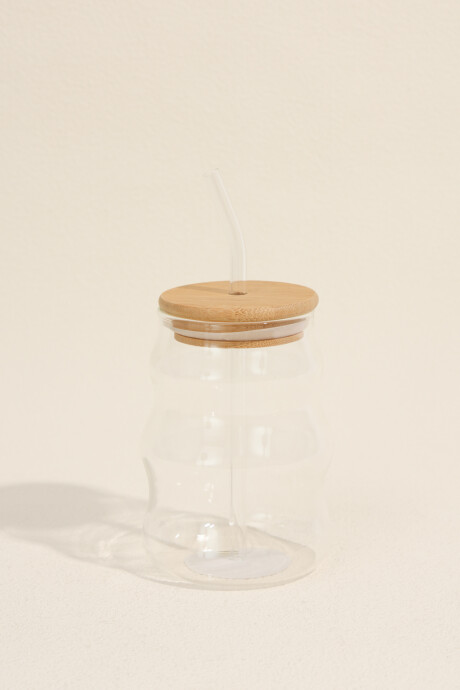 Vaso Con Sorbito Color Unico