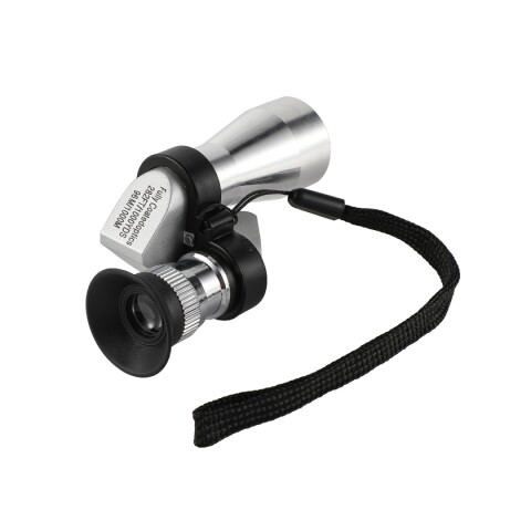 Telescopio Portátil Compacto Visión Nocturna 8x2 Binocular Color Plateado