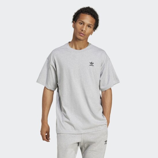 Remera Adidas Trifolio Essentials Gris