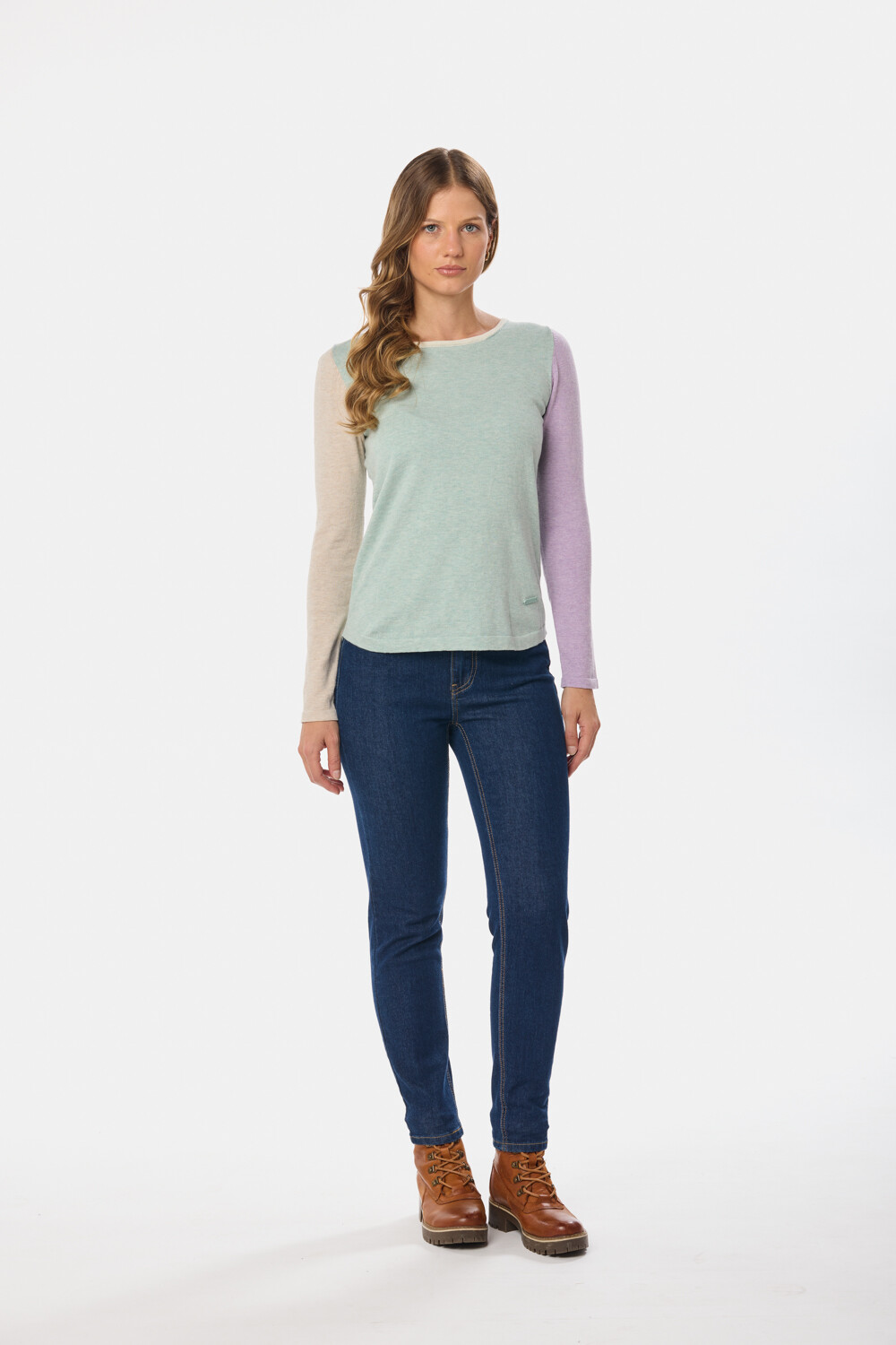 PANTALÓN DE JEAN SKINNY Azul Oscuro