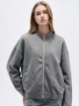 Campera Miukas Gris Melange