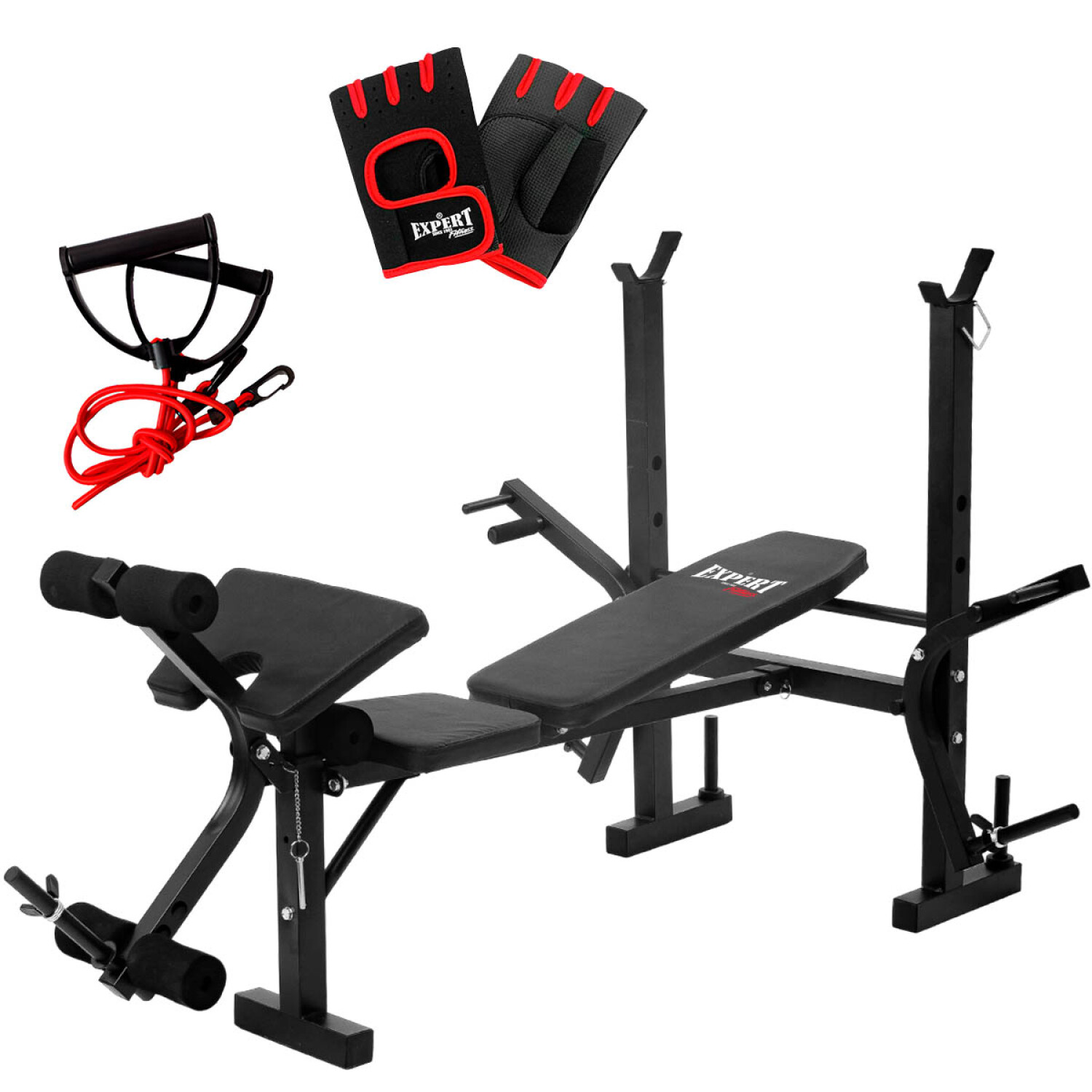 Banca Multifuncional Bancos De Musculacion Carrefour Banco Pesas