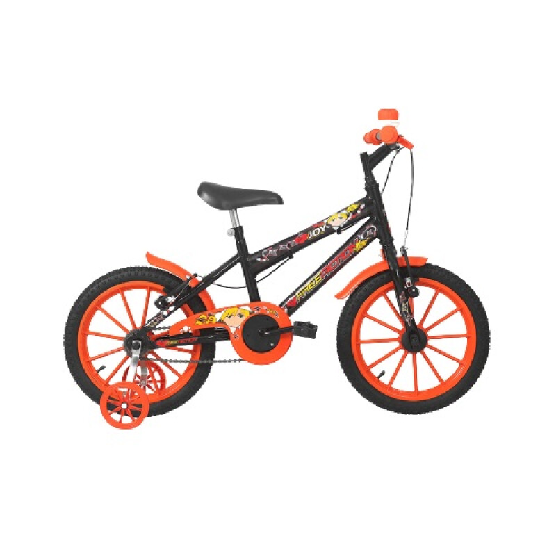 Bicicleta Free Action Aro 16 Masc Joy V-Brake + Casco Bicicleta Free Action Aro 16 Masc Joy V-Brake + Casco