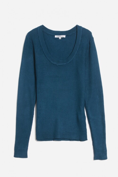 Sweater cuello redondo AZUL