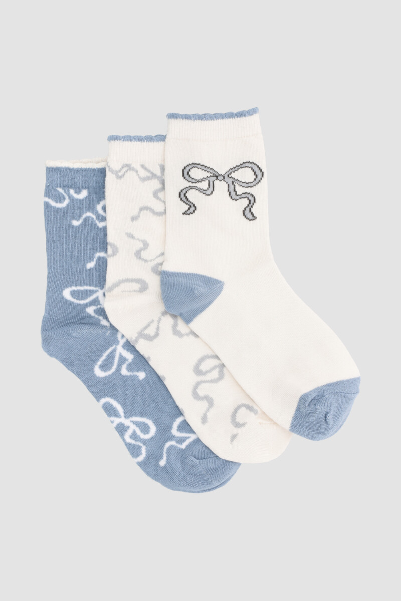 Pack x3 media infantiles con diseño - Variante 39 