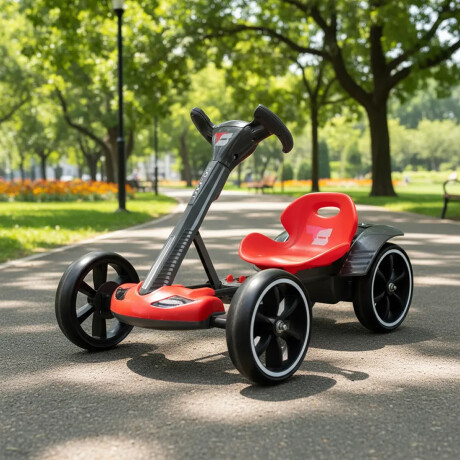 Auto eléctrico Kart plegable Rojo