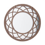 ESPEJO CIRC. MARCO DISEÑO TRIANGULOS D50CM MADERA ESPEJO CIRC. MARCO DISEÑO TRIANGULOS D50CM MADERA