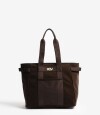Cartera Shopper Engomado Marron chocolate