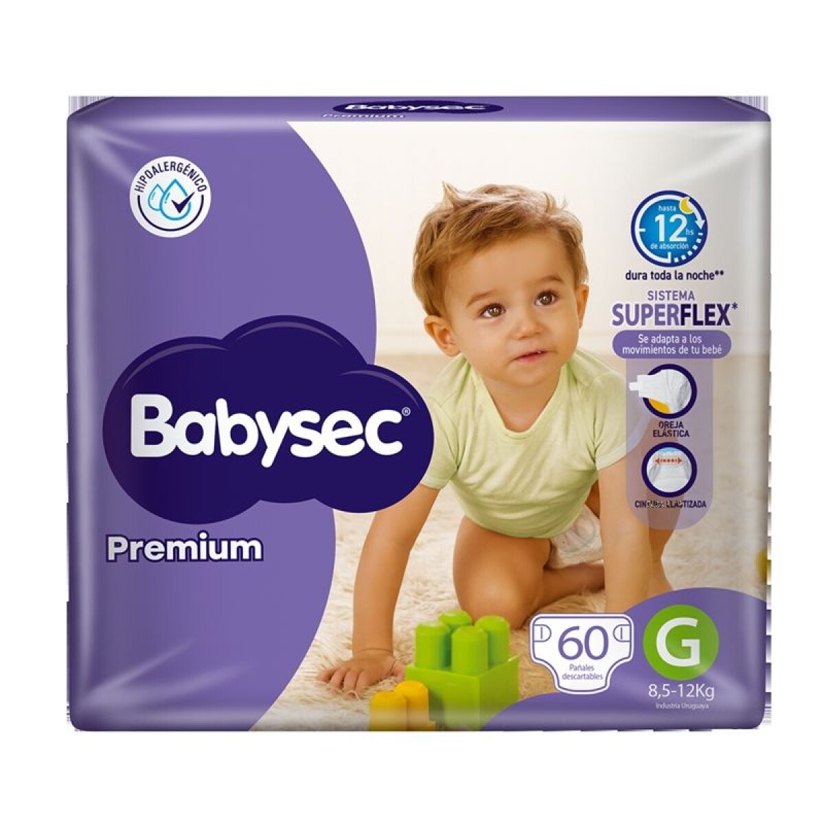 BABYSEC PREMIUM JUMBO GRANDE PAQ. X 60 U 