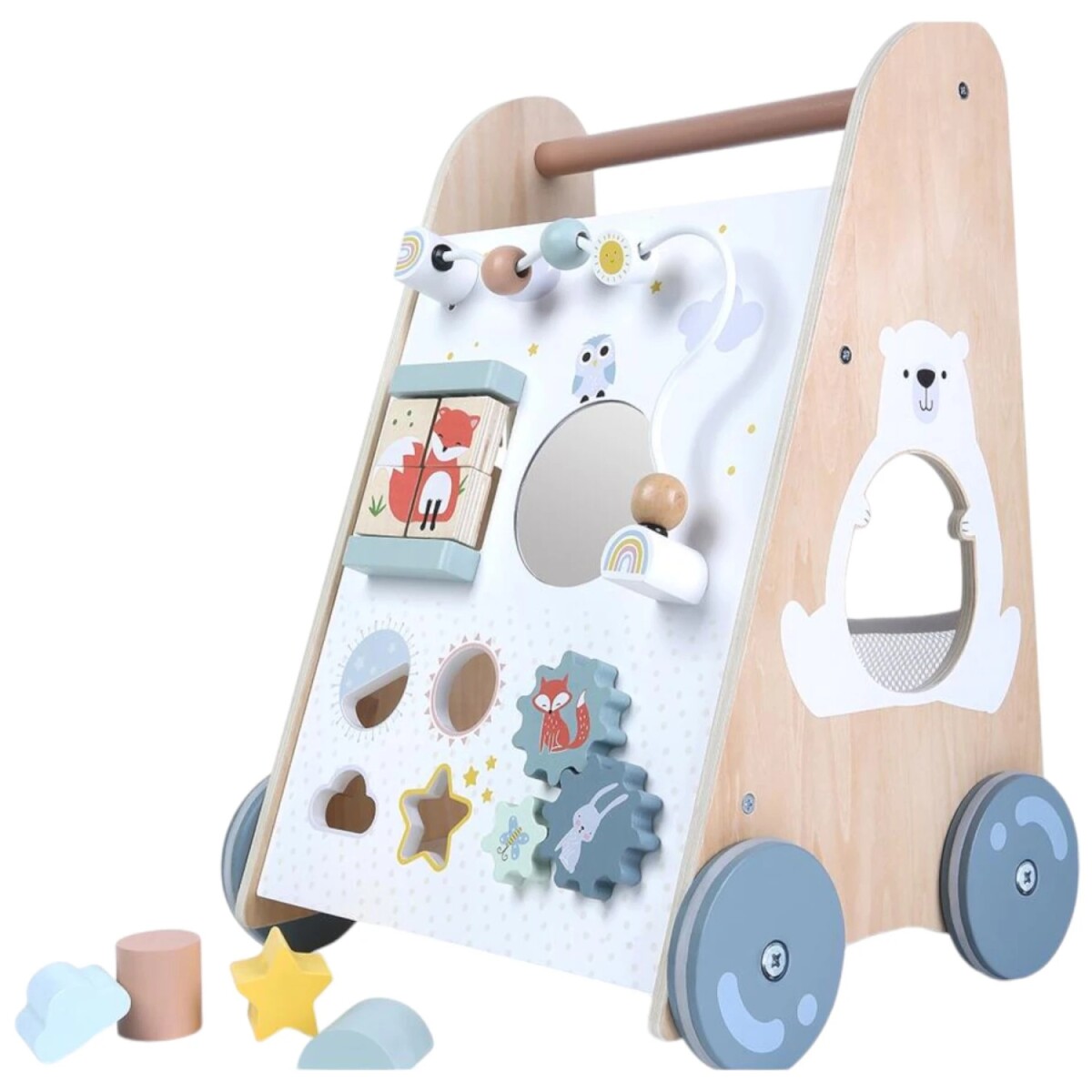 Andador y Caminador Edu Fun Didáctico de Madera 