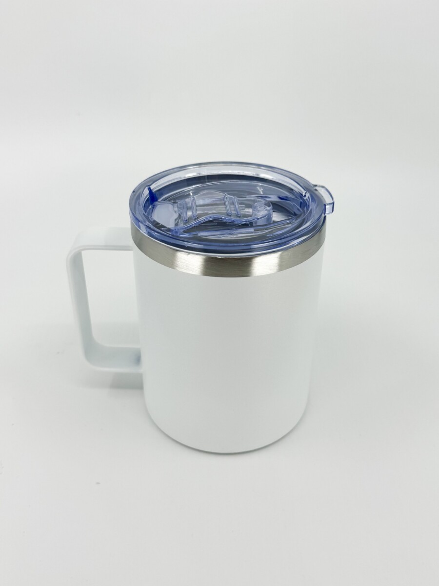 Taza térmica de acero inoxidable - Blanco 