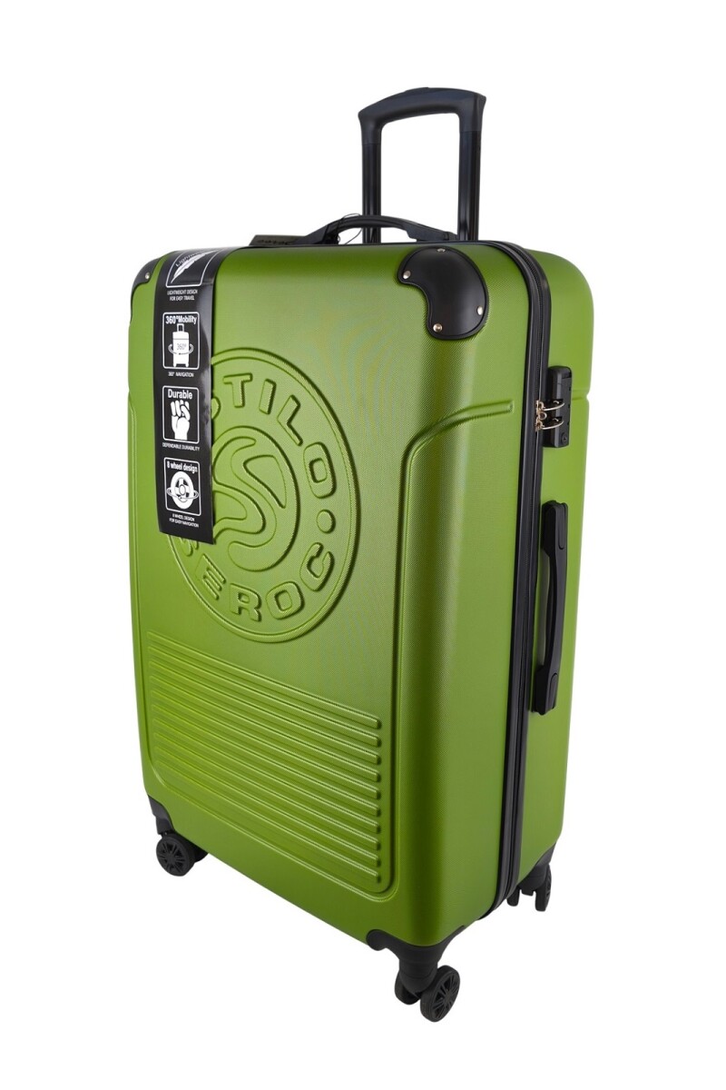 Valija grande ABS Verde