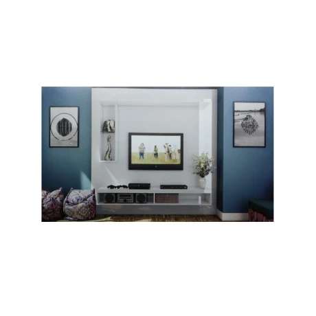RACK HOME THEATER BLANCO BRILLO RACK HOME THEATER BLANCO BRILLO