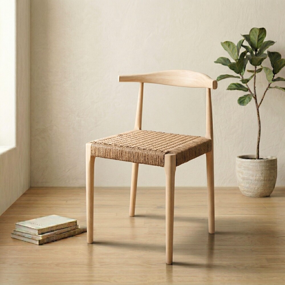 Silla de Comedor Madera natural Beige Hawai - Origen Silla de Comedor Madera natural Beige Hawai - Origen