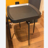 MESA LATERAL - 43x43x55 CMS - MADERA CINAMOMO - LACA GRAFITO MESA LATERAL - 43x43x55 CMS - MADERA CINAMOMO - LACA GRAFITO