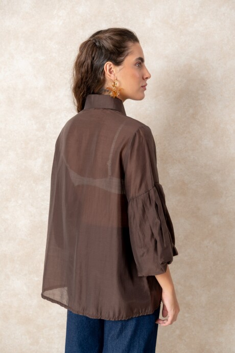 CAMISA BAHIANA Chocolate