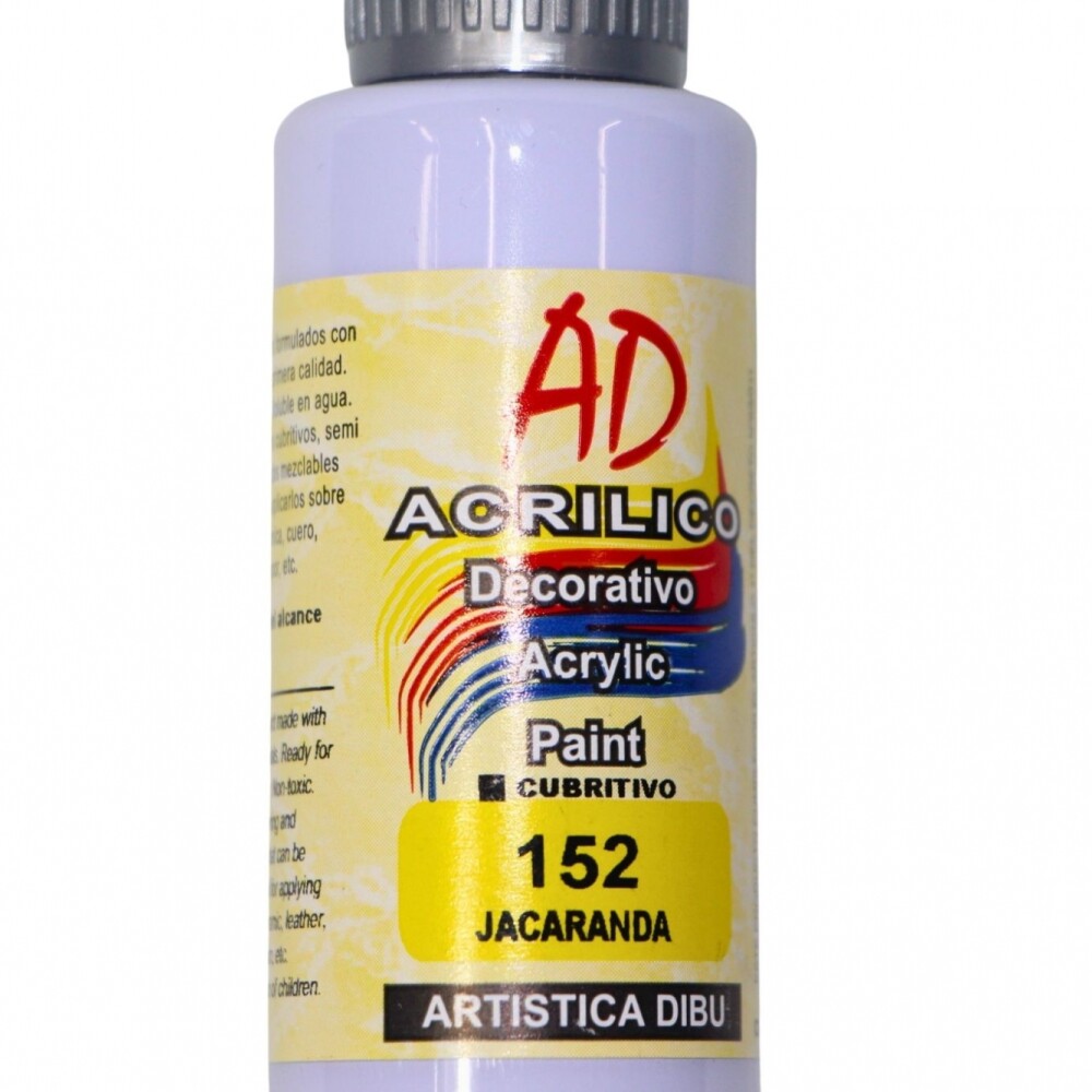 PINTURA ACRILICA ARTISTICA DIBU 60 ML. DIFERENTES COLORES COLOR JACARANDA 152