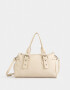 City Cartera Bowling Con Hebillas - Blanco Crudo