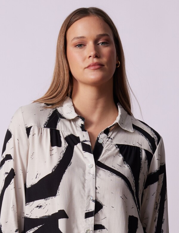Camisola Print MULTI/NEGRO