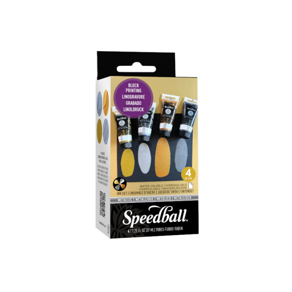 Kit de pinturas para grabado metalizado Única