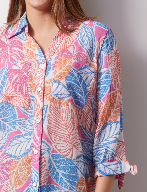 Camisa Print MULTI/ROSA