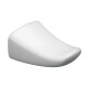 PERCHA BLANCA BAÑO BRILLO ACCESORIO SIMPLE BLANCO