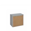 Mueble de baño suspendido Tulipa Jequitiba/Nude 60cm sin bacha Mueble De Baño Suspendido Tulipa Jequitiba/nude 60cm Sin Bacha