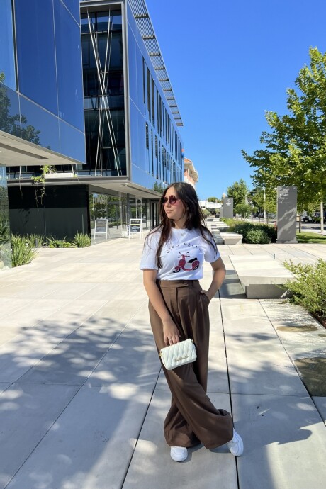 Pantalon Vanessa Marrón