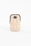 Porta celular puffy beige