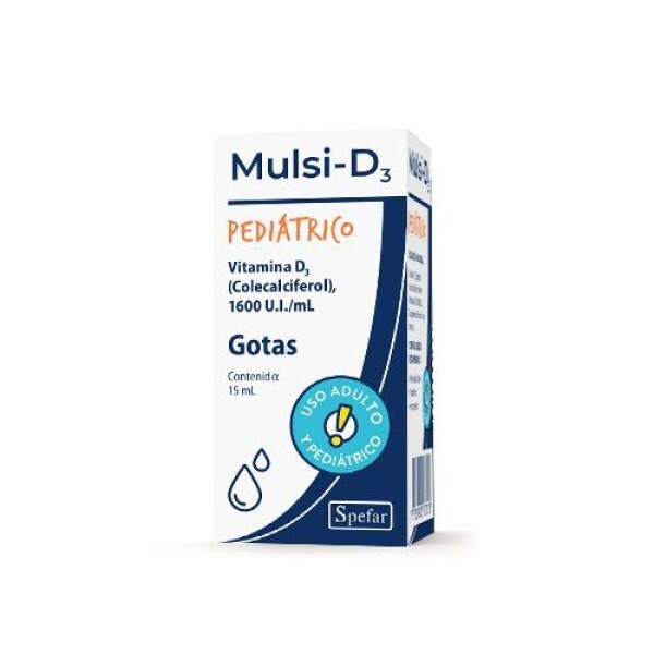 Mulsi D3 Gotas 5 ml - Spefar Mulsi D3 Gotas 5 ml - Spefar