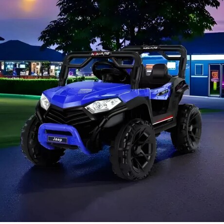 Auto a Batería Lumax 4x4 12V control remoto, USB y Música Azul