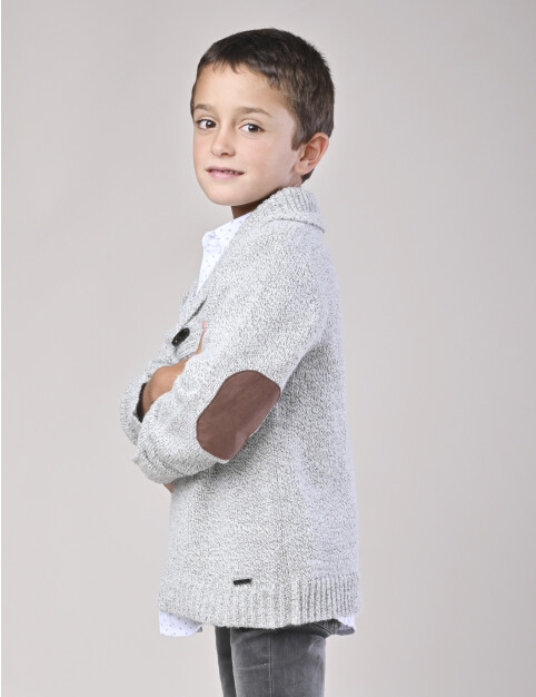 Sweater Burgos Boy Gris Melange