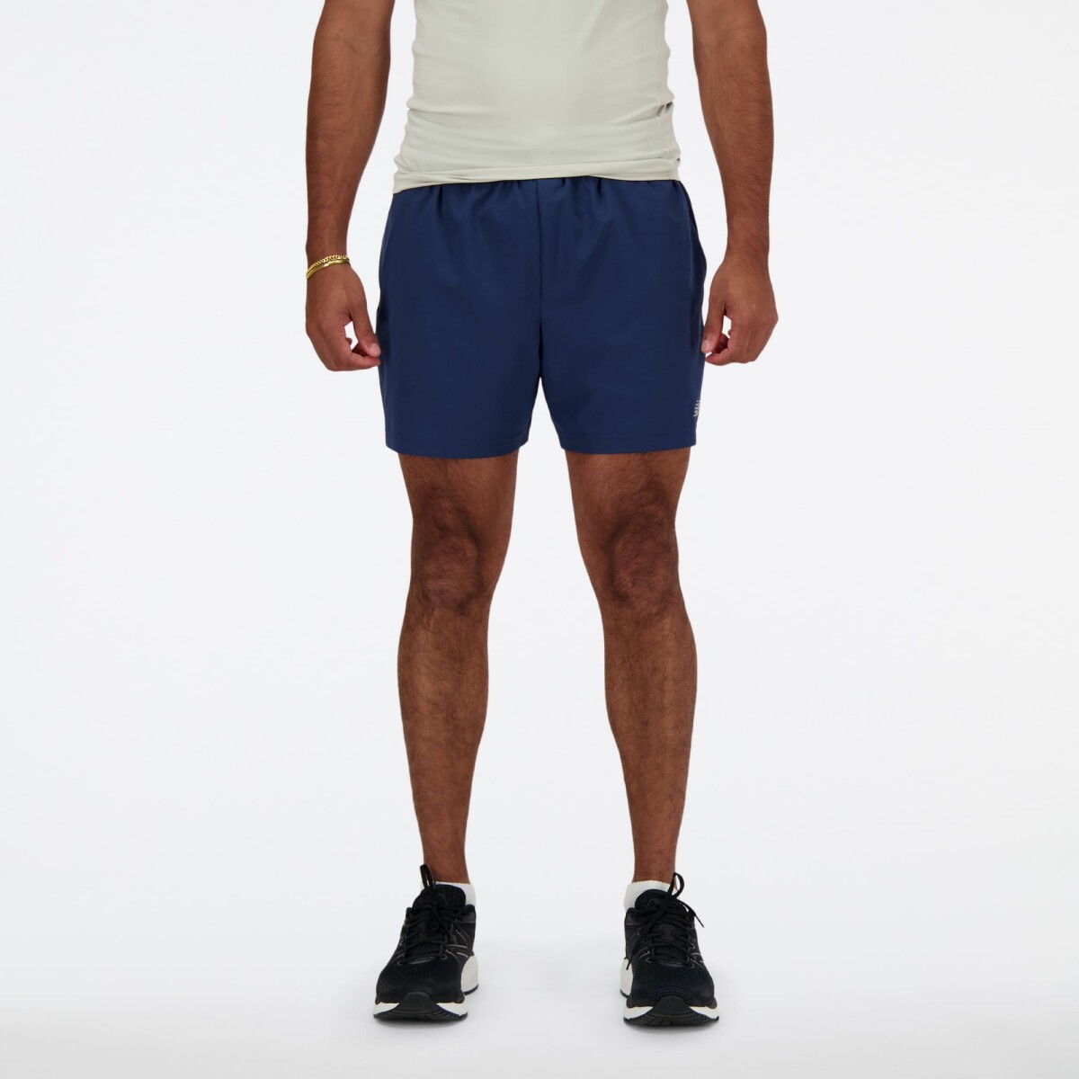 SHORT NEW BALANCE Sport 5 de Hombre - MS41227NNY - Azul 