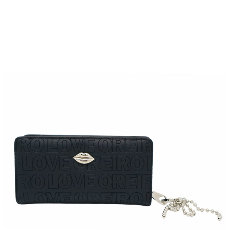 Billetera Las Oreiro Love Negro