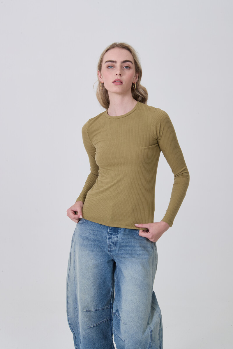 Remera Zacatlan - Verde Oliva Claro 