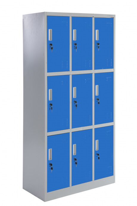 Guardabultos Locker Metálicos De 9 Puertas Guardarropas Guardabultos Locker Metálicos De 9 Puertas Guardarropas