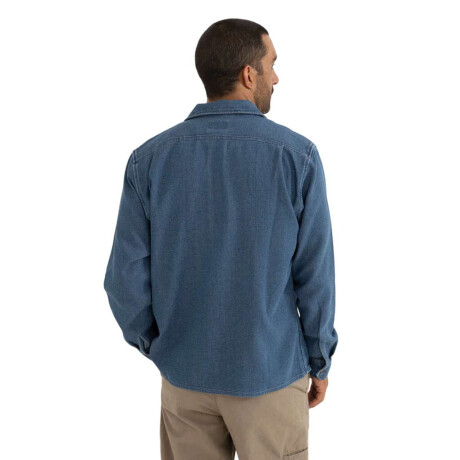 Camisa Rhythm Textured Wale Azul