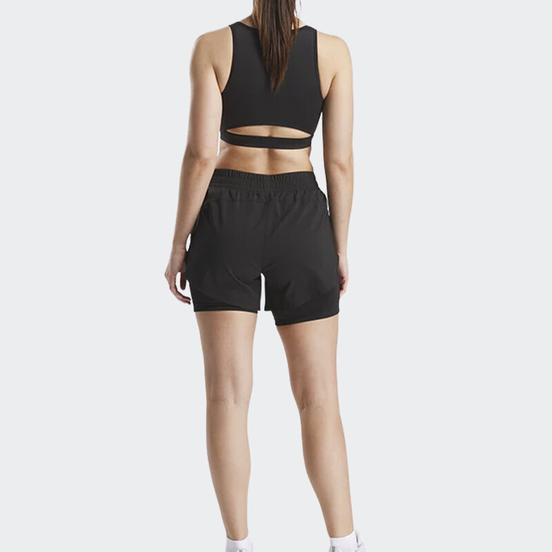 Short Reebok 2 In 1 Negro