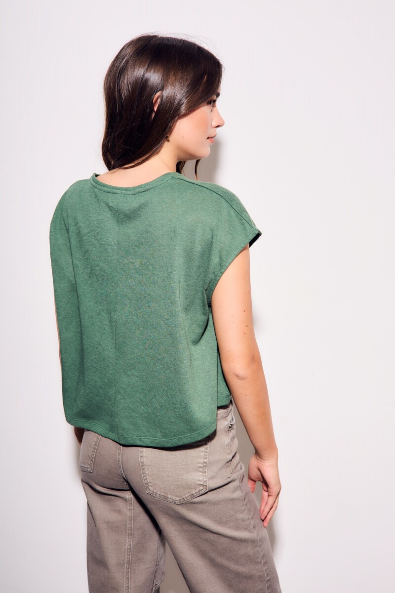 Remera Algodón Verde